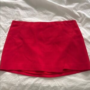 Alice and Olivia size 8 Red Mini Skirt